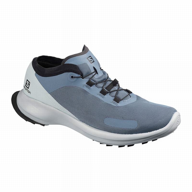 Salomon Singapore Mens Trail Running Shoes - SENSE FEEL Light Blue | 39748-HMUB